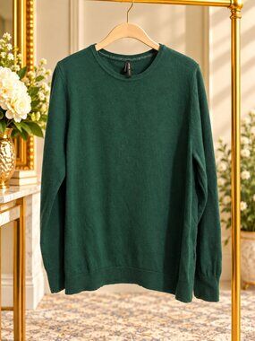 DeFacto Woman Forest Green Crewneck Knit Sweater XXL